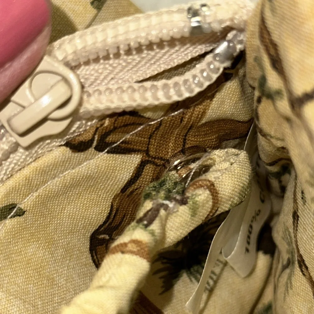 Style-Eyes by Baum Bros. Palm Tree Cotton Crossbody Bag/Wallet